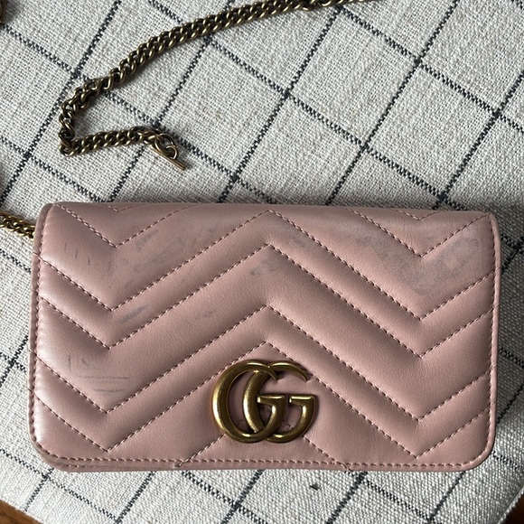 Gucci Matelasse GG Marmont Mini - Picture 2 of 7